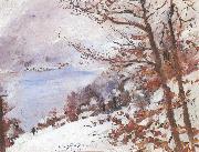 Lovis Corinth Walchensee im Winter Germany oil painting artist
